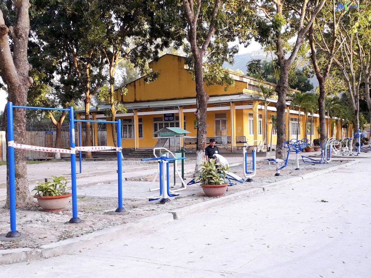 du an truong hoc co quan cty ba ria vung tau lap dat 40 may tap the thao ngoai troi tai trung tam cai nghien xa hoa hiep 3