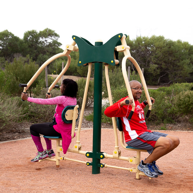 máy tập thể dục ngoài trời cho khu công cộng