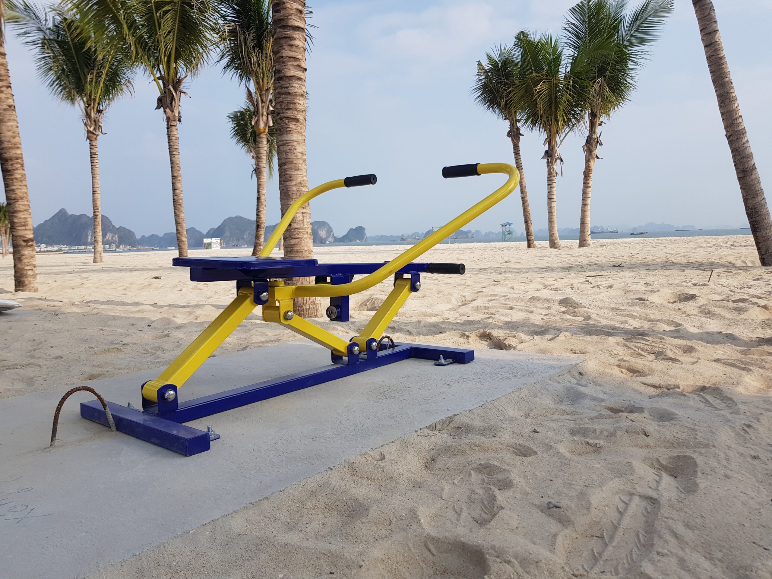 thiết bị tập chèo thuyền ngoài trời có tác dụng gì