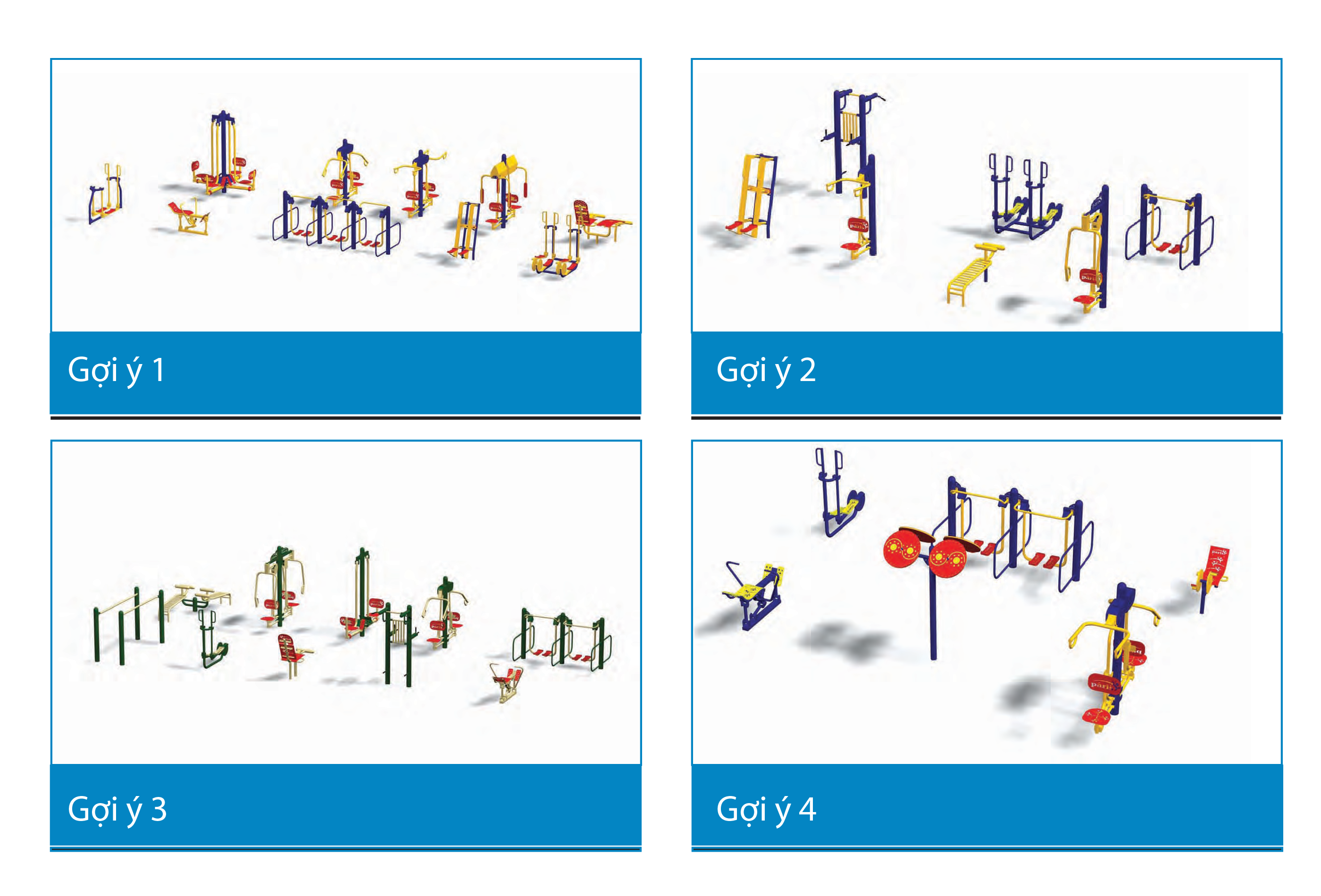 Tư vấn lắp đặt dụng cụ thể thao ngoài trời cho dự án công: Phân loại, so sánh, lựa chọn, thiết kế lắp đặt theo từng khu vực 6 Gợi ý lắp đặt dụng cụ thể thao ngoài trời