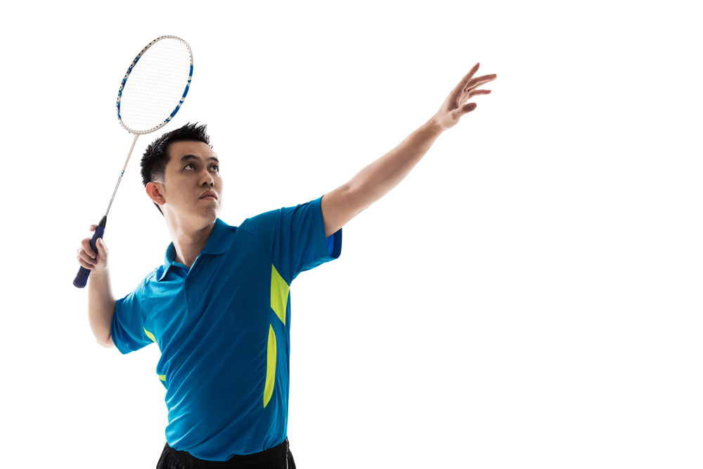 tư thế đánh cầu lông đúng