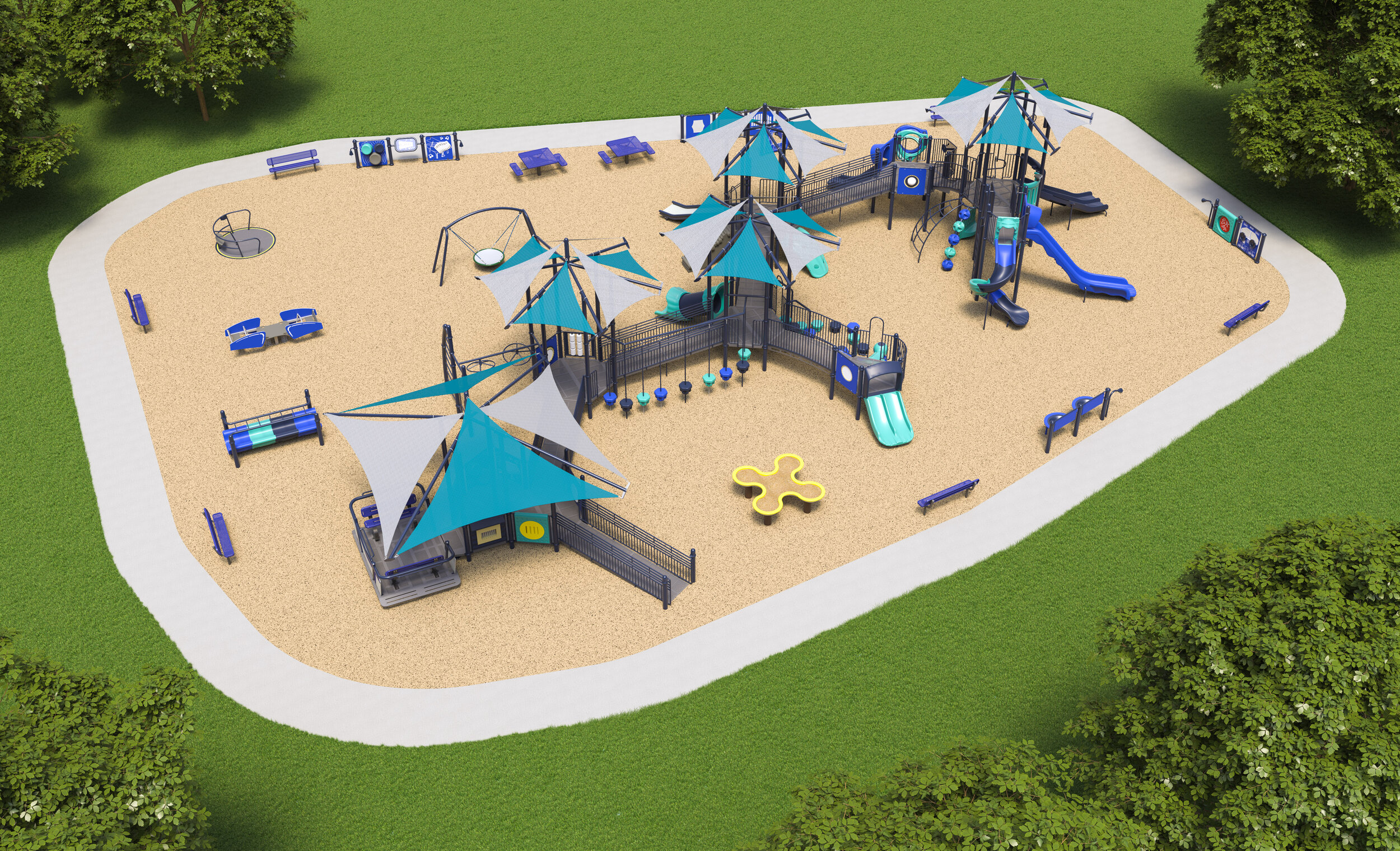 Các lưu ý khi lắp đặt khu vui chơi trẻ em