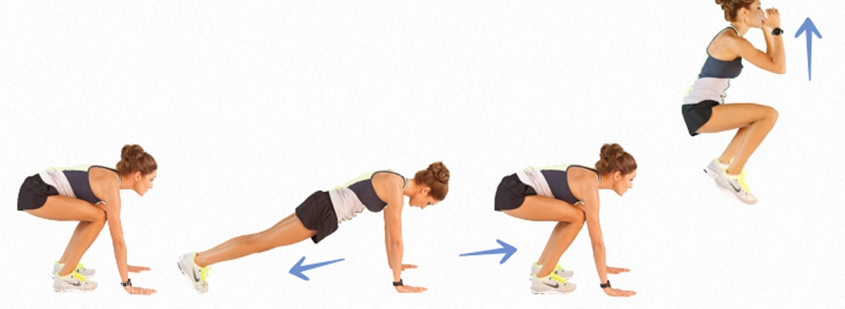 10 bài tập burpee từ dễ đến khó 