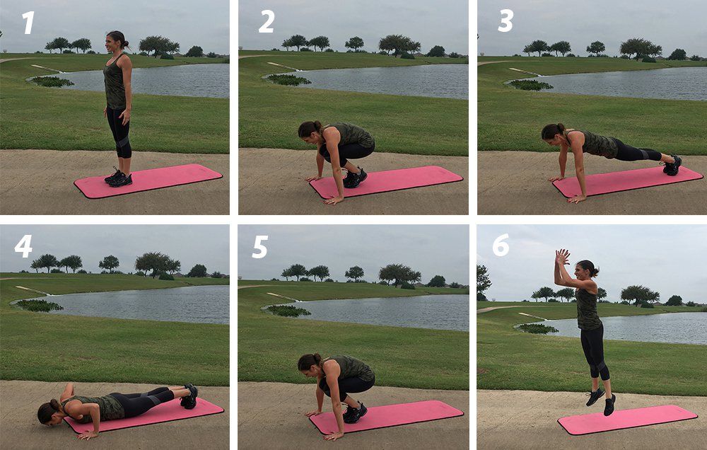 10 động tác burpee từ dễ đến khó 