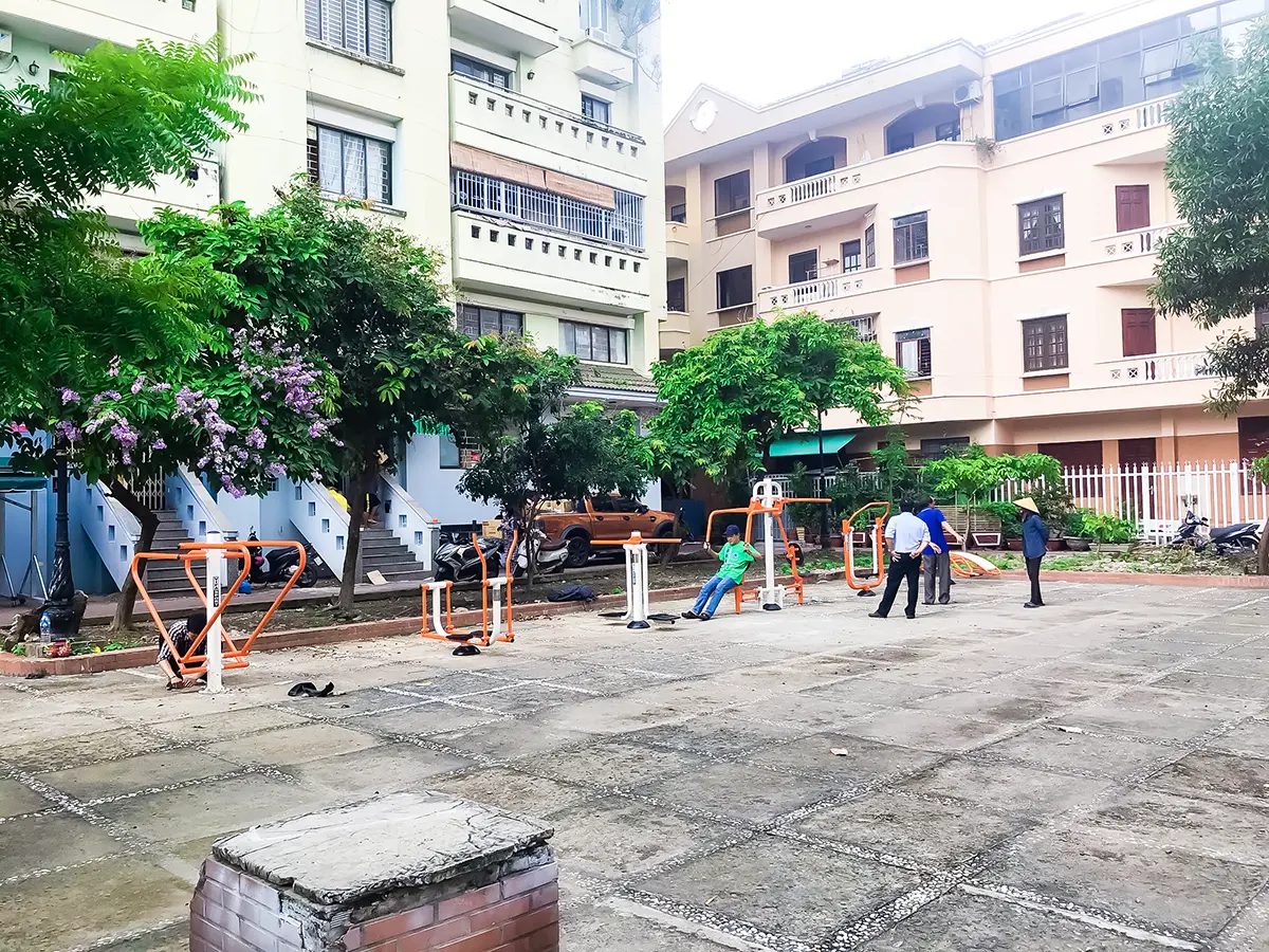 Nên lắp dụng cụ thể dục ngoài trời ở đâu? 3 Nên lắp thiết bị thể dục thể thao ngoài trời ở đâu