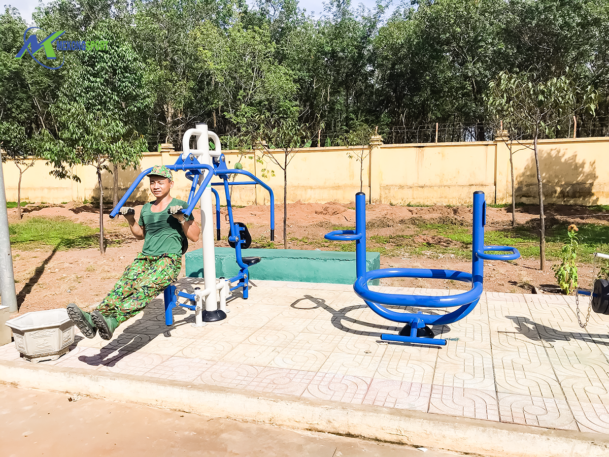 Giá các thiết bị tập thể thao ngoài trời quân đội mới nhất