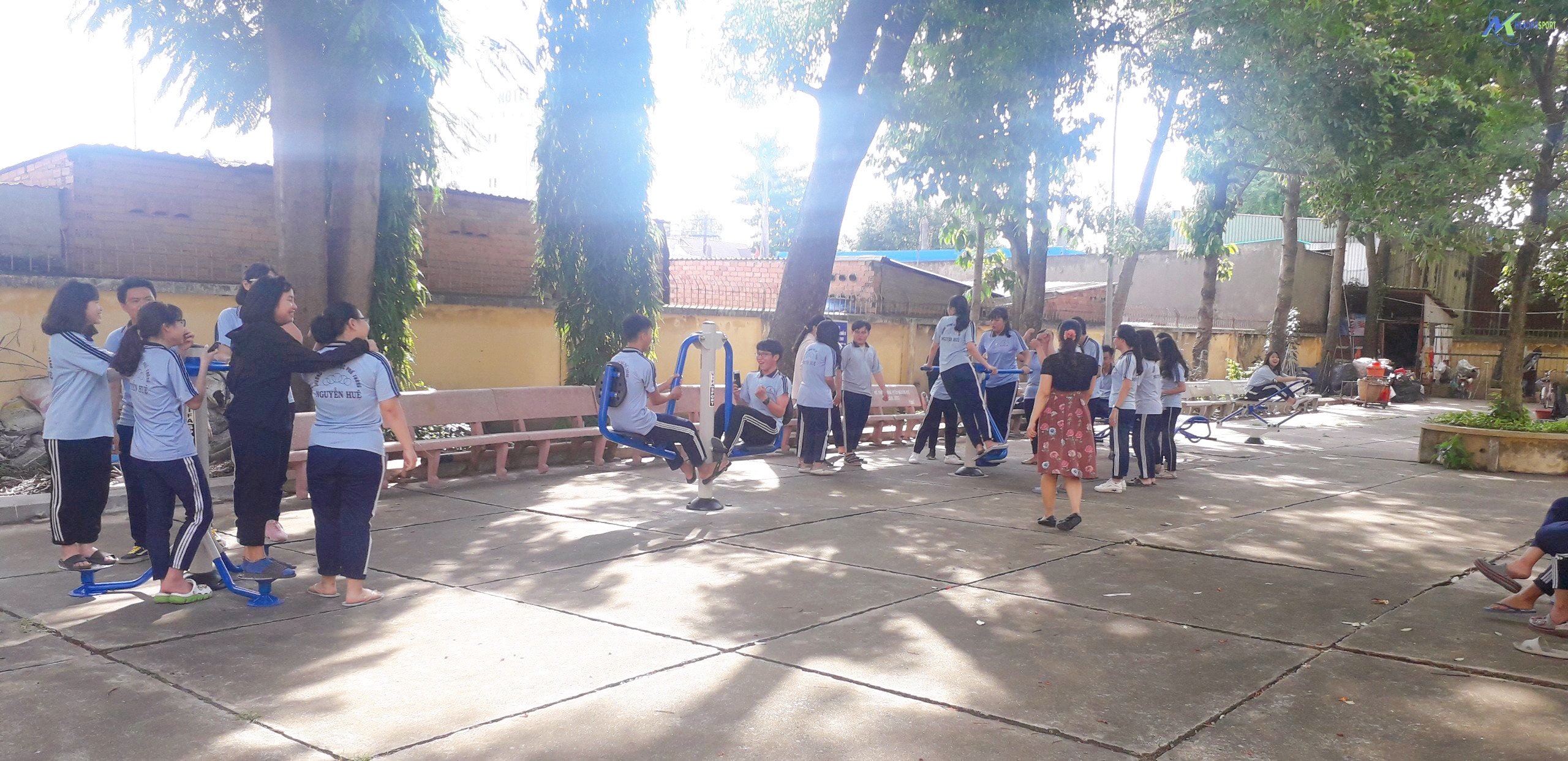 8 vị trí lắp đặt thiết bị thể thao ngoài trời tại trường học