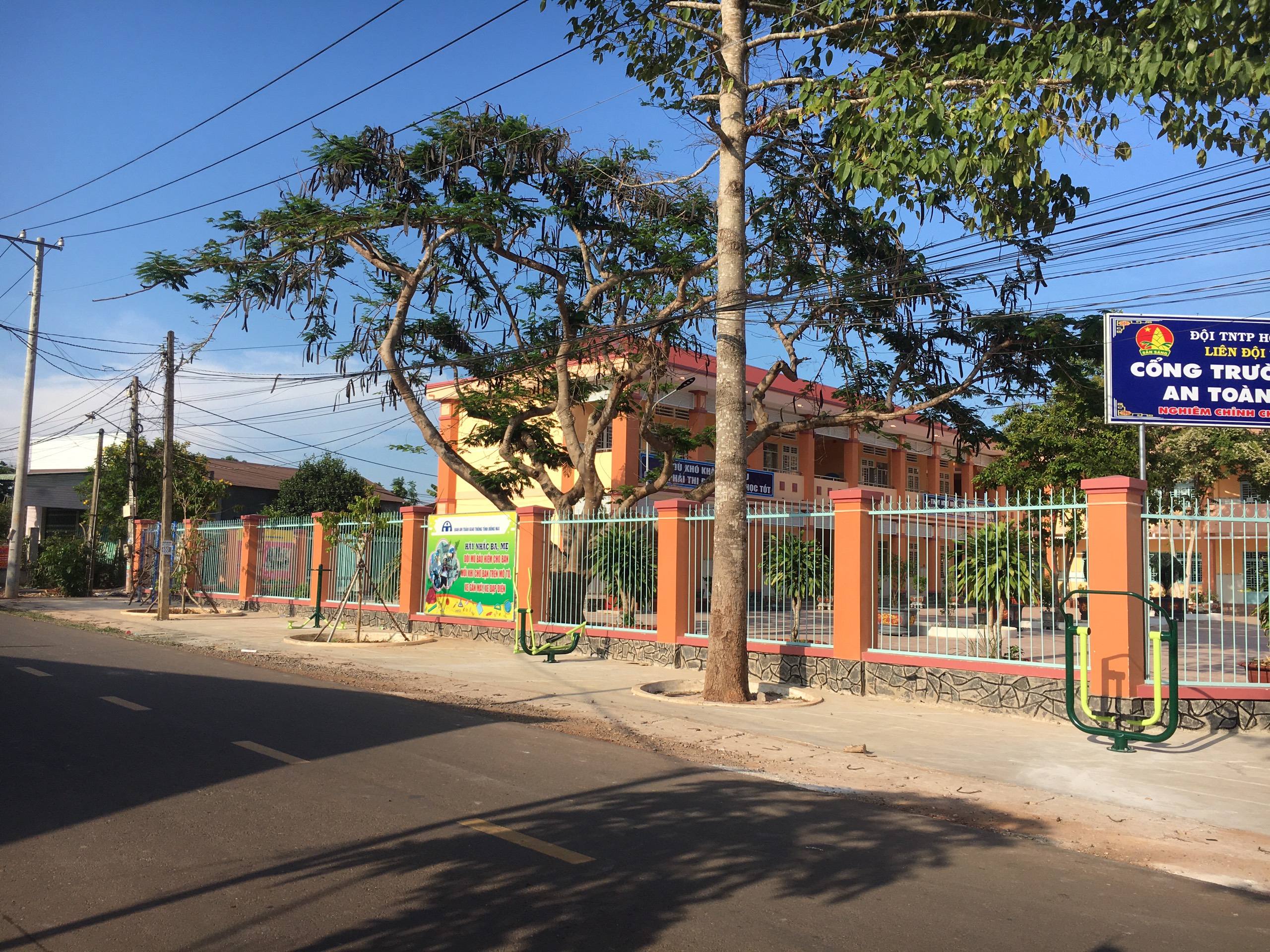 8 vị trí lắp đặt thiết bị thể thao ngoài trời tại trường học