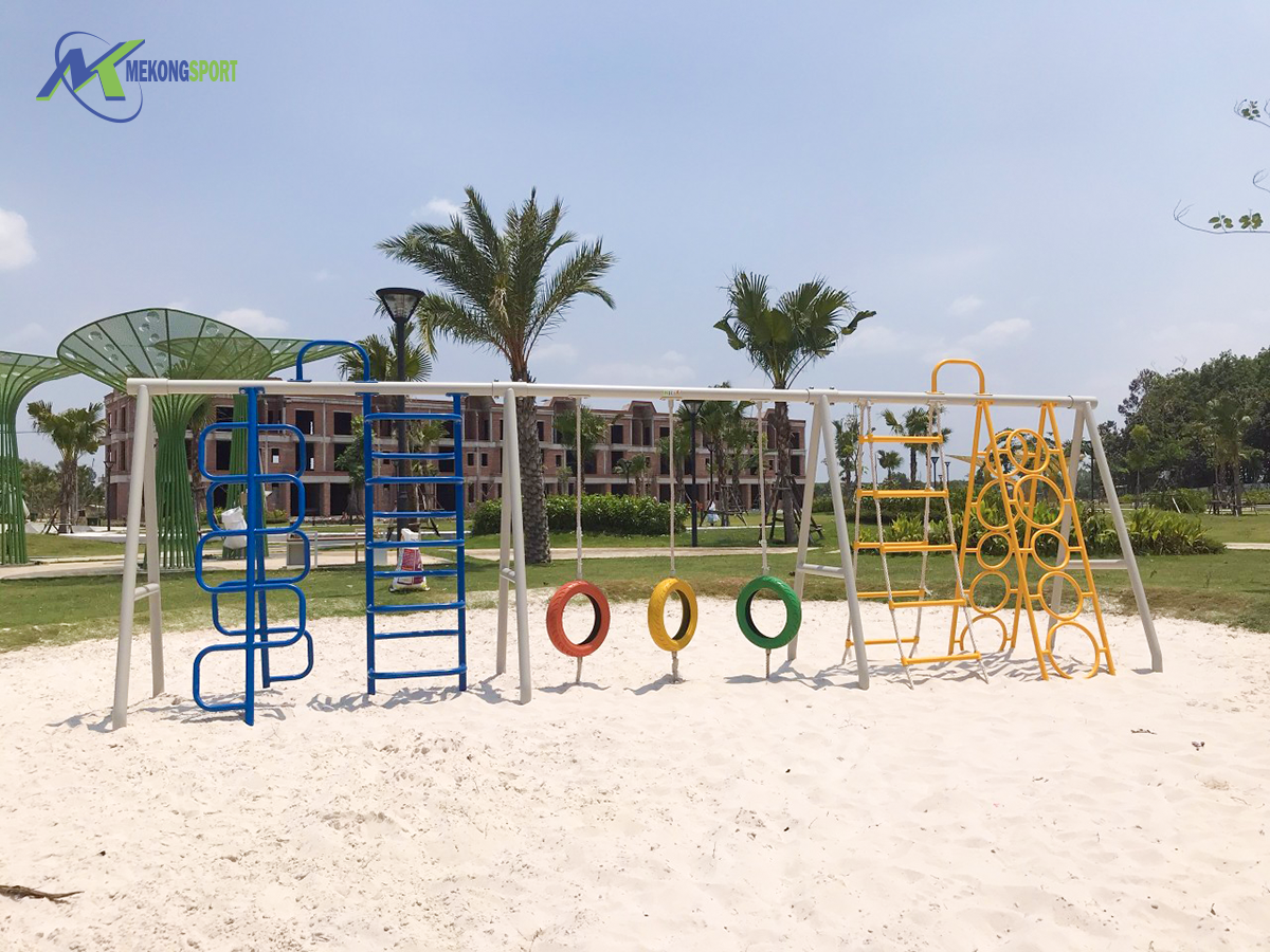 Danh sách các bộ vận động thể chất ngoài trời đa năng cho trẻ mầm non tại Mekong Sport