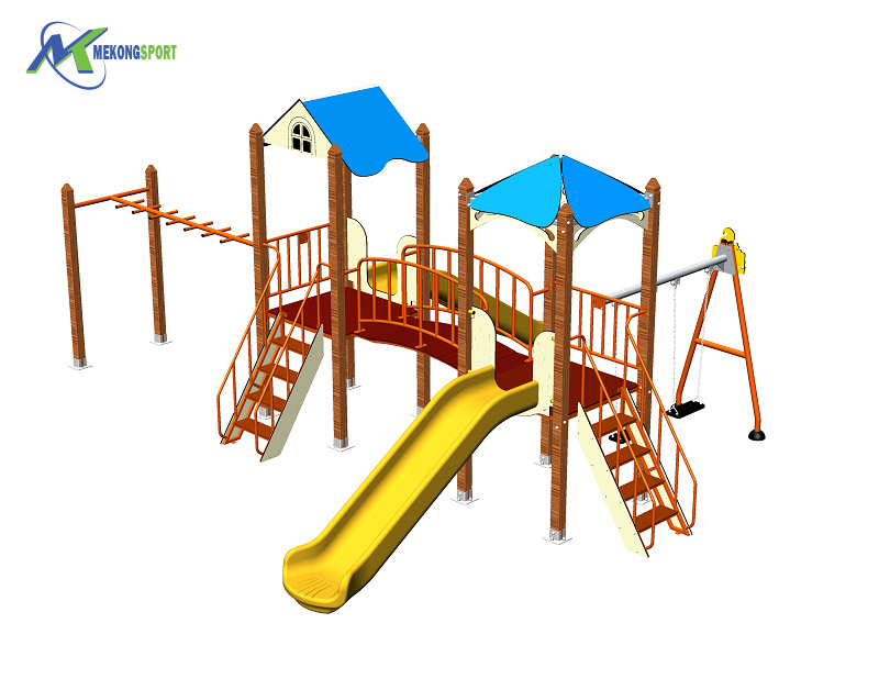 Top 10 thiết bị khu vui chơi liên hoàn ngoài trời cho trẻ em 