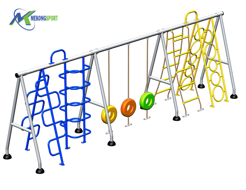 Top 10 thiết bị khu vui chơi liên hoàn ngoài trời cho trẻ em 