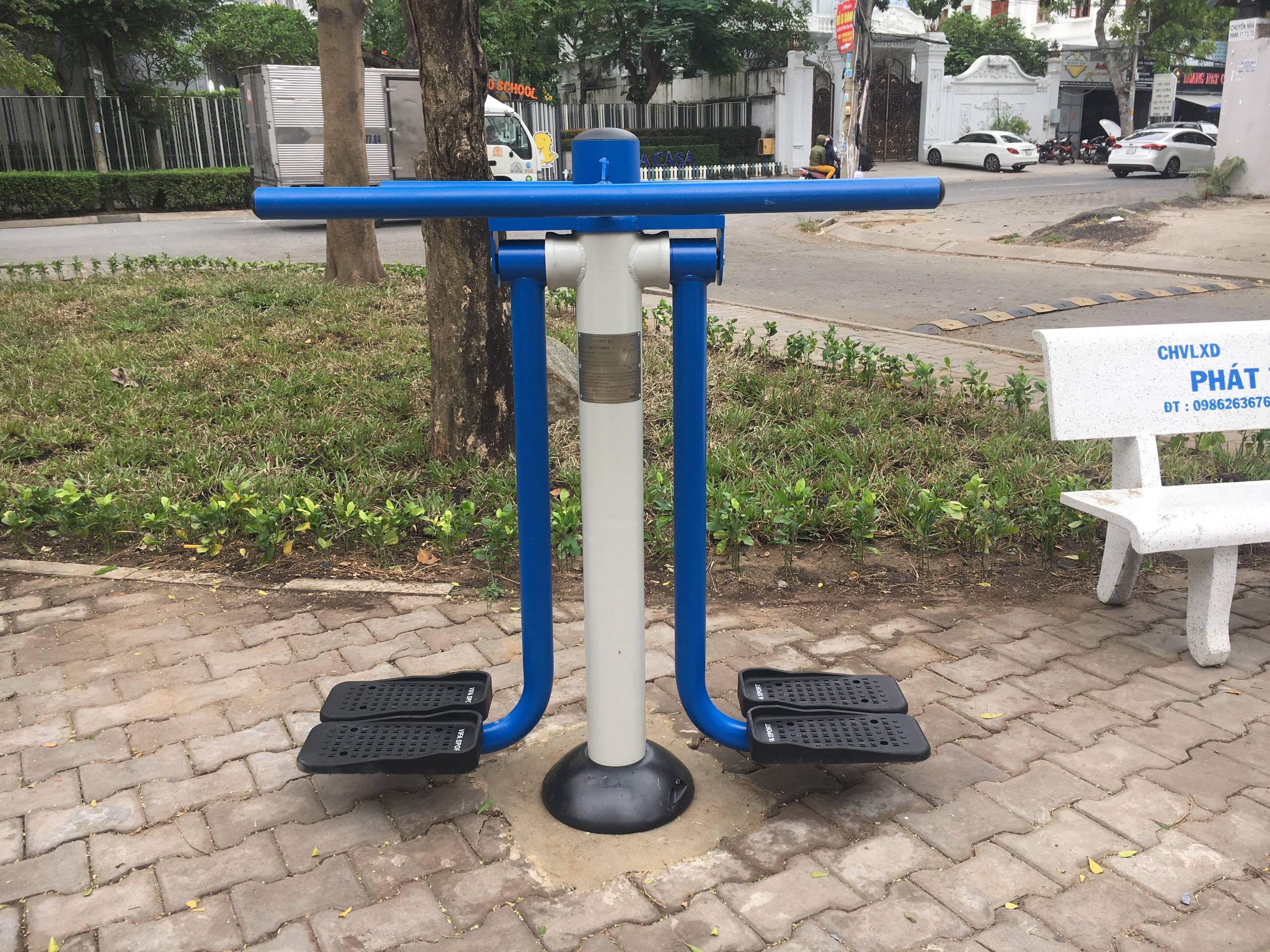 Khu tập thể dục ngoài trời cho trung tâm điều dưỡng, viện dưỡng lão