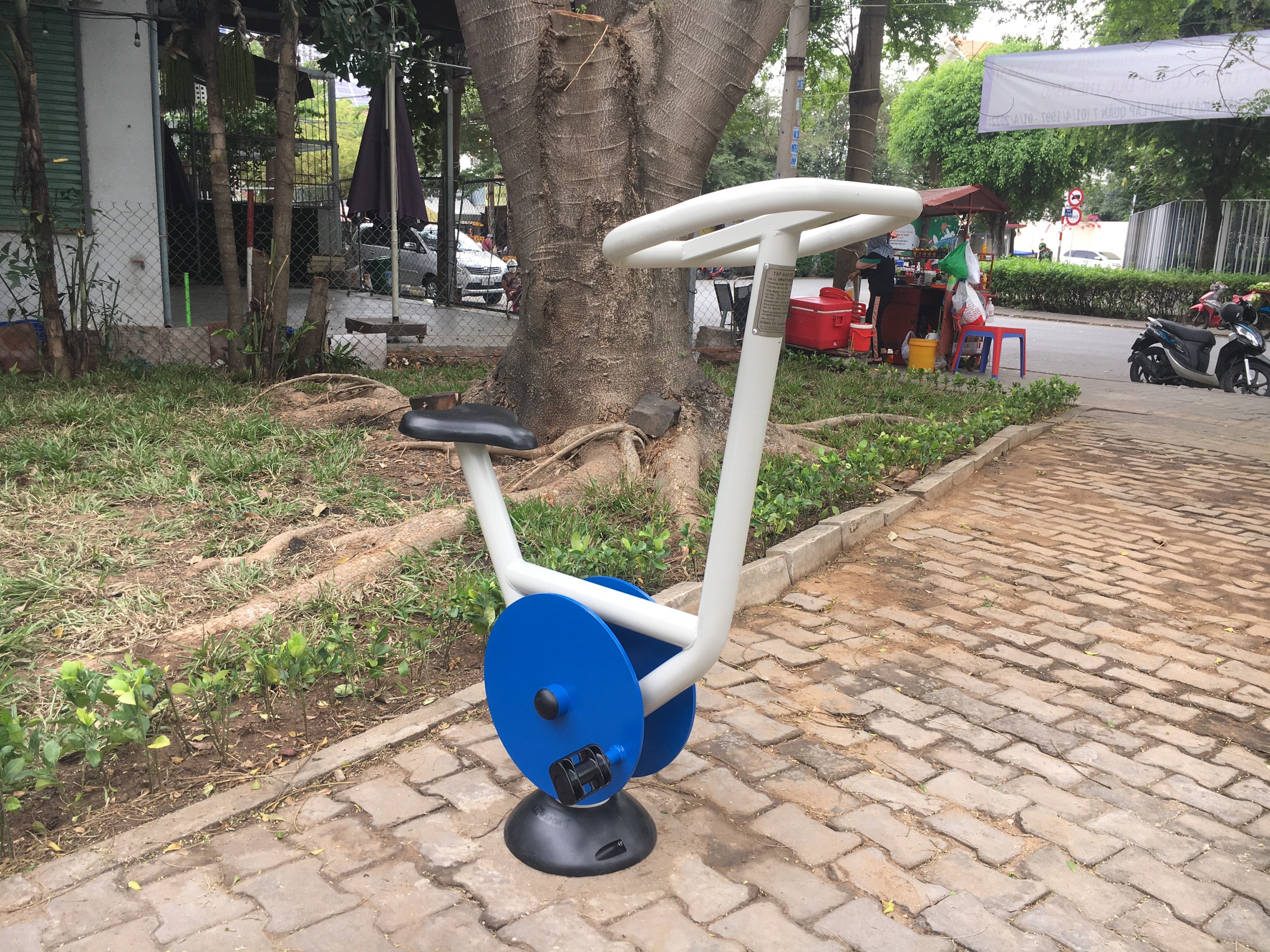 Khu tập thể dục ngoài trời cho trung tâm điều dưỡng, viện dưỡng lão