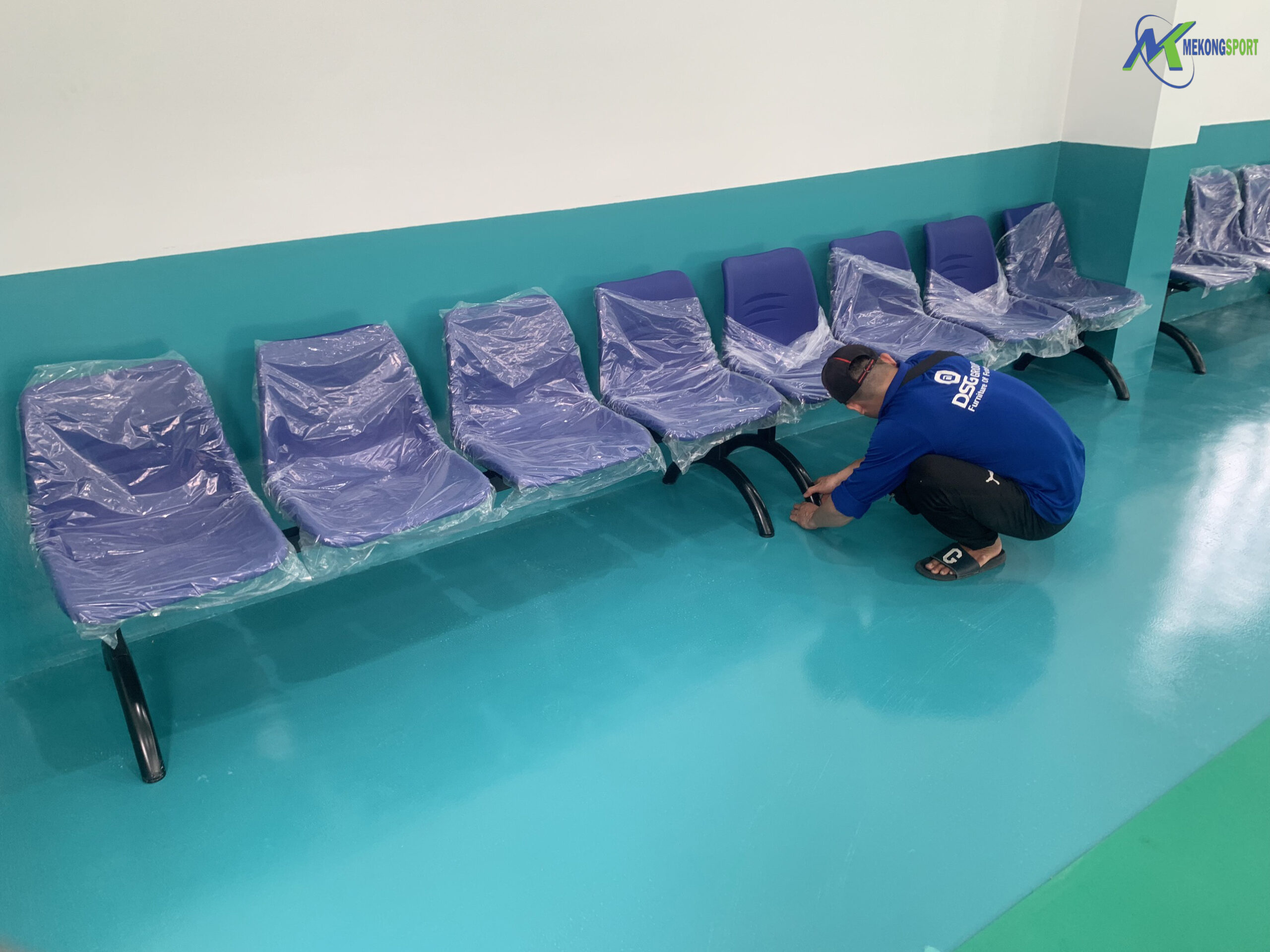 Tp. Ho chi minh – cung cap lap dat tham cau long dung cu cho nha thi dau da nang benh vien 175 6 mekongsport scaled