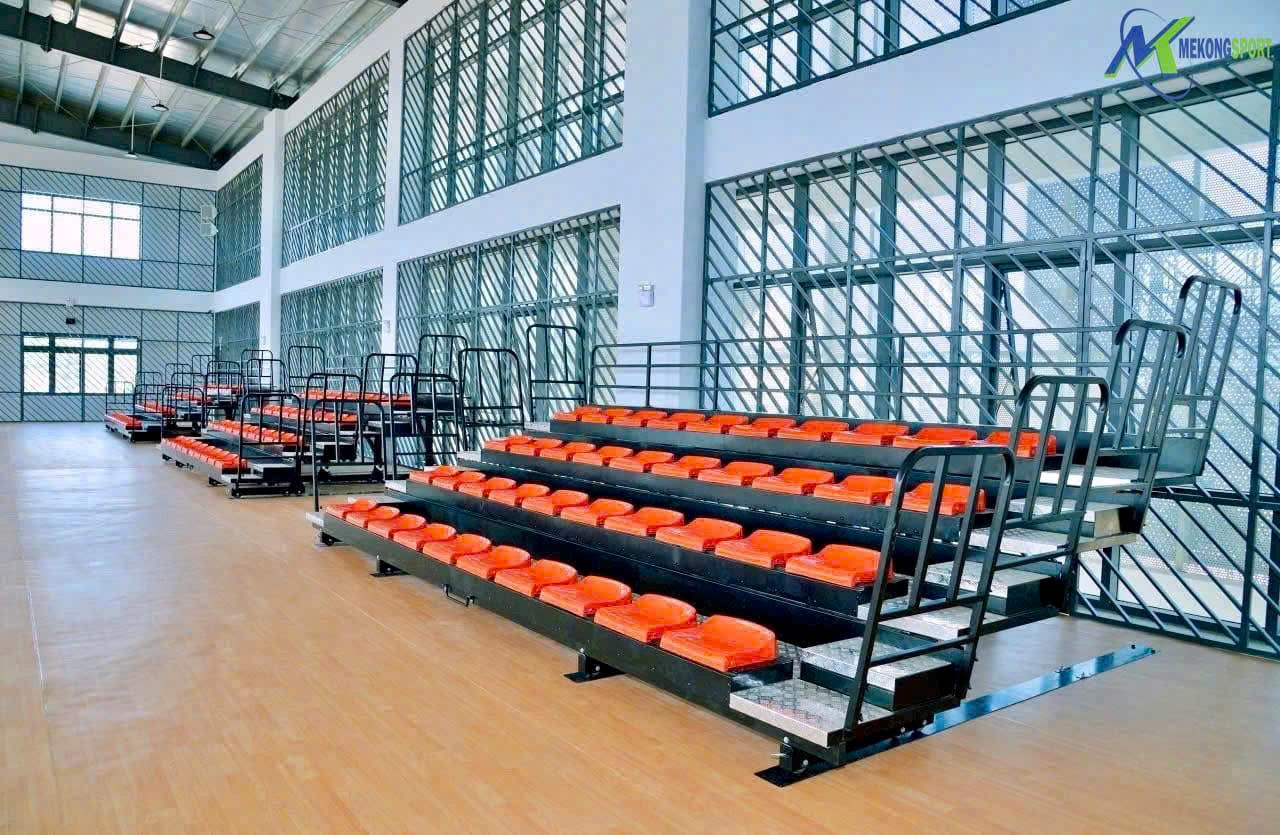 Khán đài xếp 2 Khan dai xep khoi 4 bac.mekongsport