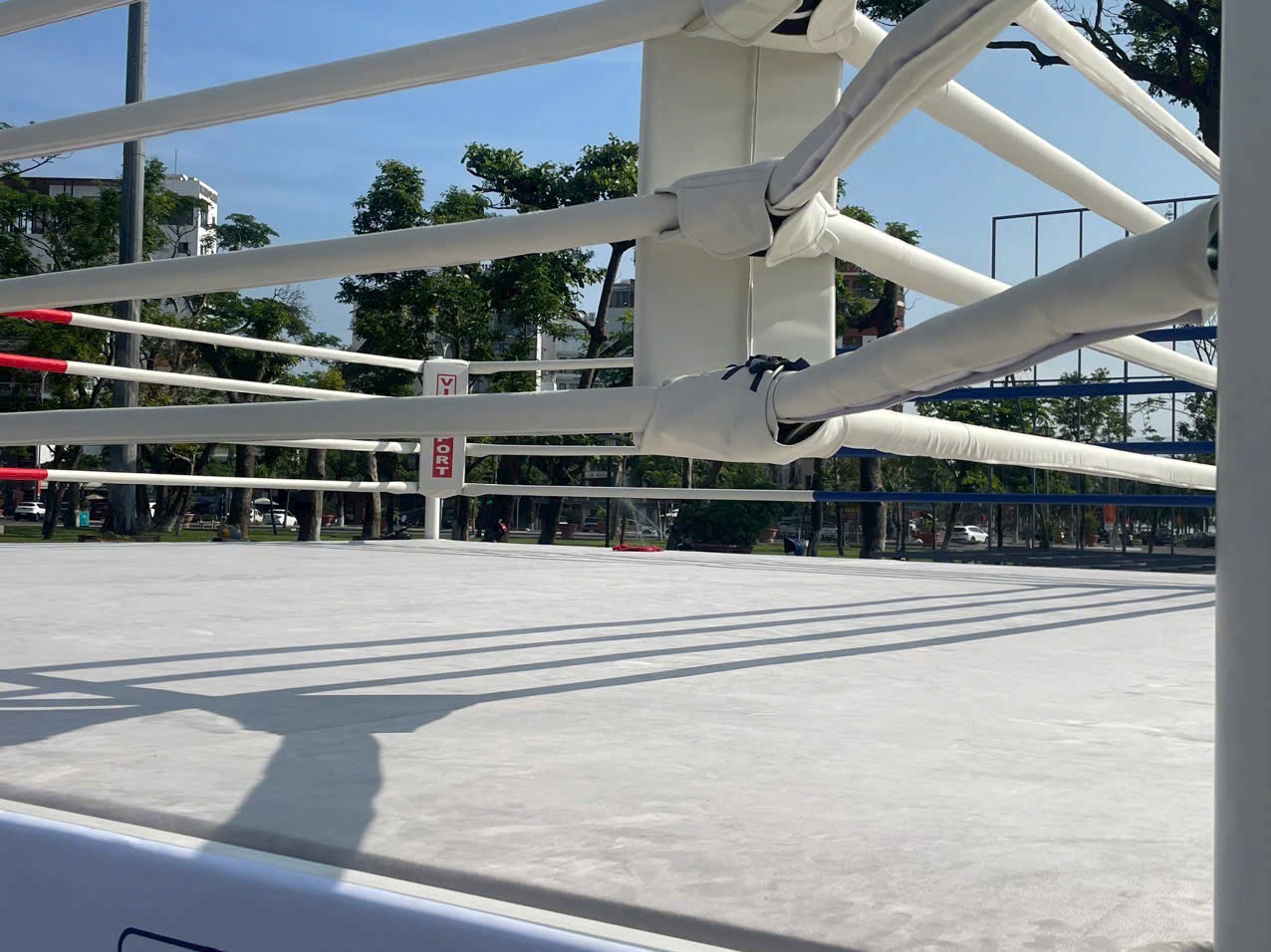 mặt sàn đài boxing