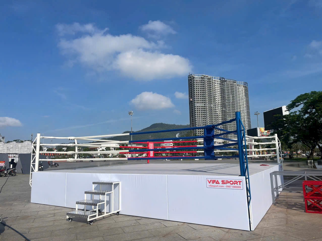 Báo Giá Sàn Đài Boxing 2026 — Khung Giá Tham Khảo & Cách Chọn Đúng Loại 4 san thi dau