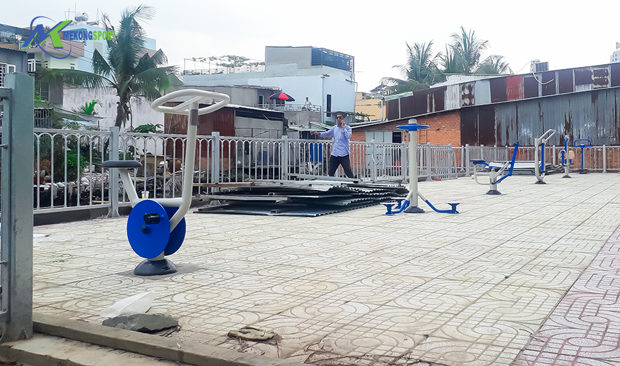 Thành Phố Hồ Chí Minh: Hoàn Thành Công Trình Máy Tập Thể Thao Ngoài Trời Tại Phường Tân Quy Quận 7 1 9kVs thiet bi the thao ngoai troi%201