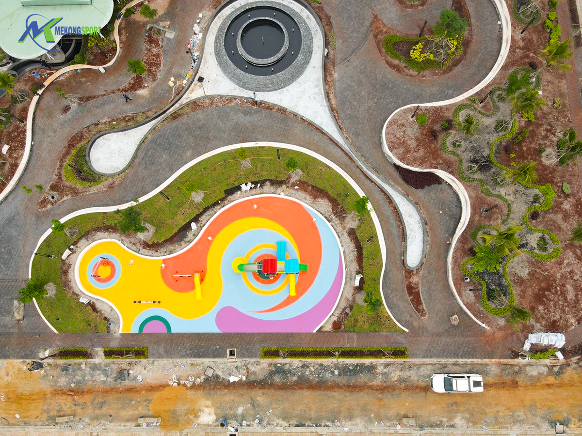 Bình Phước: Dự Án Phúc Hưng Golden Hoàn Thiện Tiện Ích Khu Vui Chơi Trẻ Em Cho Cư Dân 1 OTRq cum tro choi tre em%2010