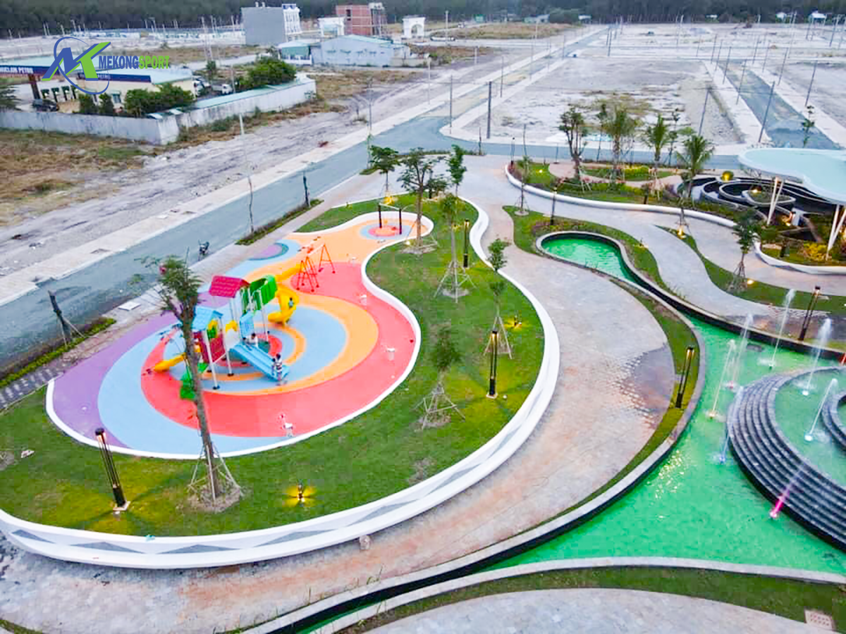 Bình Phước: Dự Án Phúc Hưng Golden Hoàn Thiện Tiện Ích Khu Vui Chơi Trẻ Em Cho Cư Dân 2 PSca cum tro choi tre em%2013