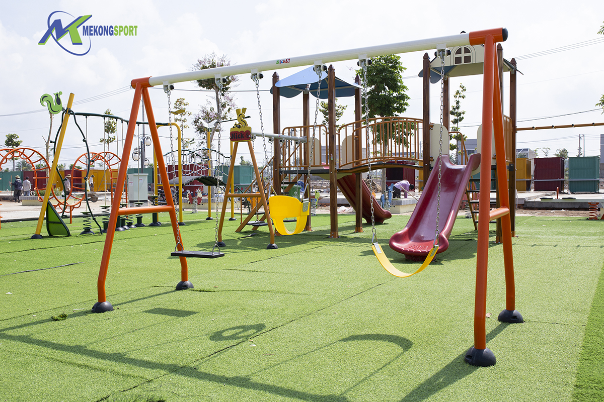 Bình Phước: Dự Án Bất Động Sản Cát Tường Phú Hưng Nổi Bật Với Cụm Trò Chơi Trẻ Em Quy Mô 17 WBTg cum tro choi tre%20em%202