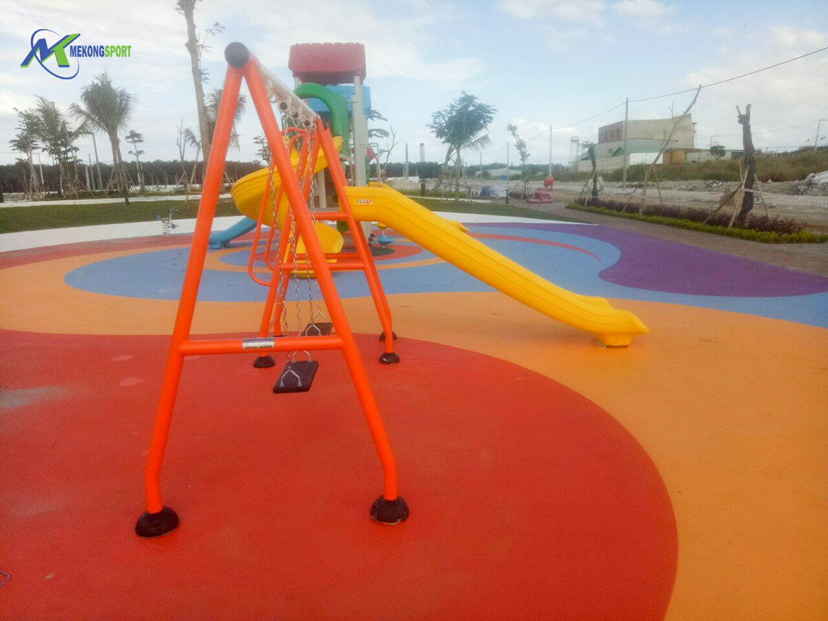 Bình Phước: Dự Án Phúc Hưng Golden Hoàn Thiện Tiện Ích Khu Vui Chơi Trẻ Em Cho Cư Dân 8 rohO cum tro choi tre em%2011