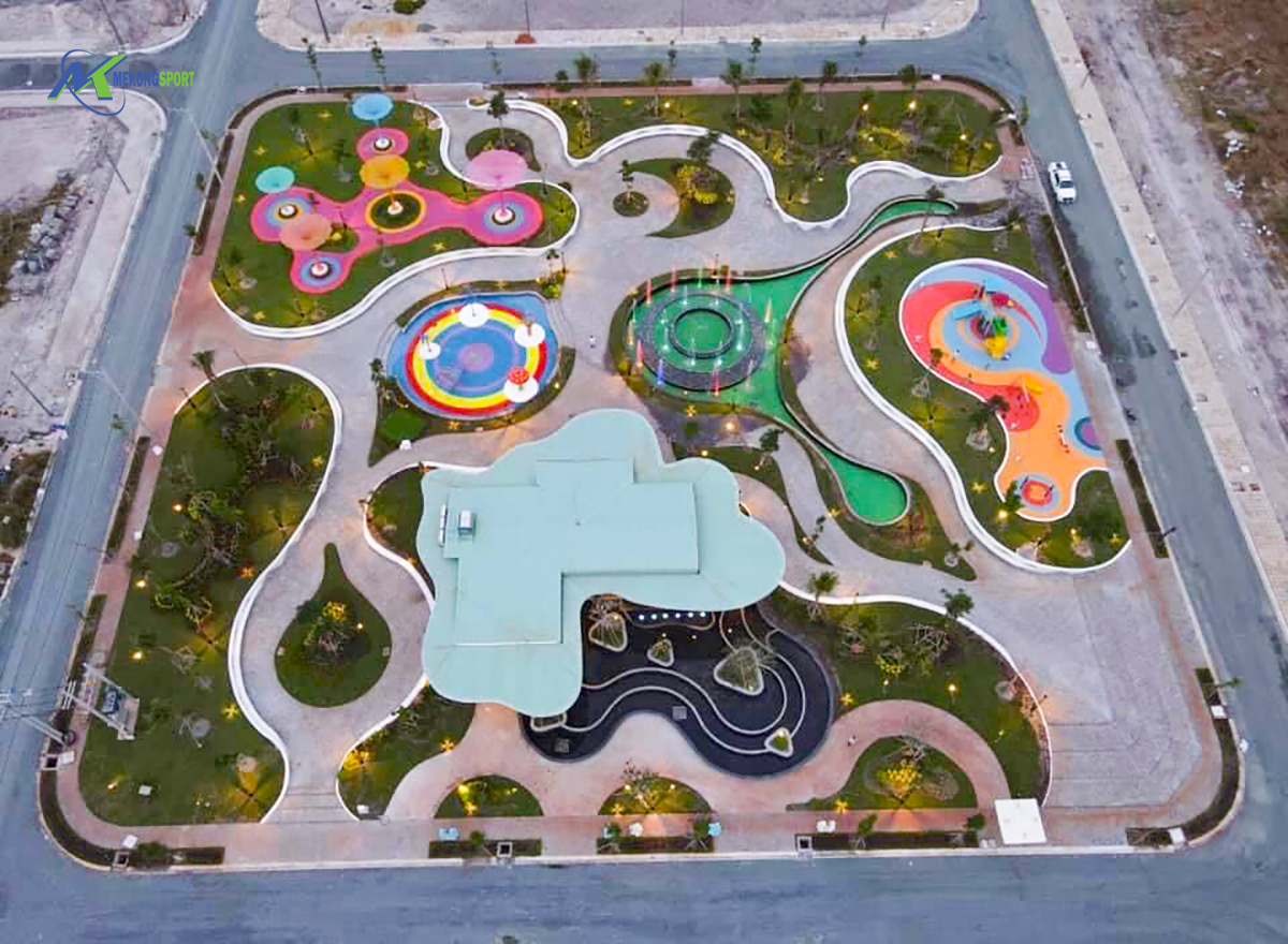 Bình Phước: Dự Án Phúc Hưng Golden Hoàn Thiện Tiện Ích Khu Vui Chơi Trẻ Em Cho Cư Dân 3 rvg2 cum tro choi tre em%2014