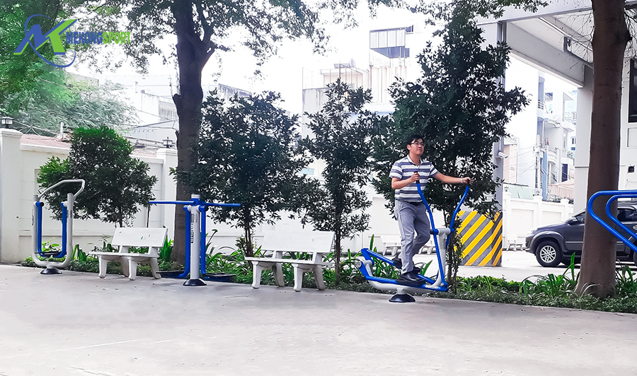 Thành Phố Hồ Chí Minh: Chung Cư Hoa Sen Trang Bị Máy Tập Thể Dục Ngoài Trời Cho Cư Dân Nội Khu 2 sWk9 may tap cong vien%204