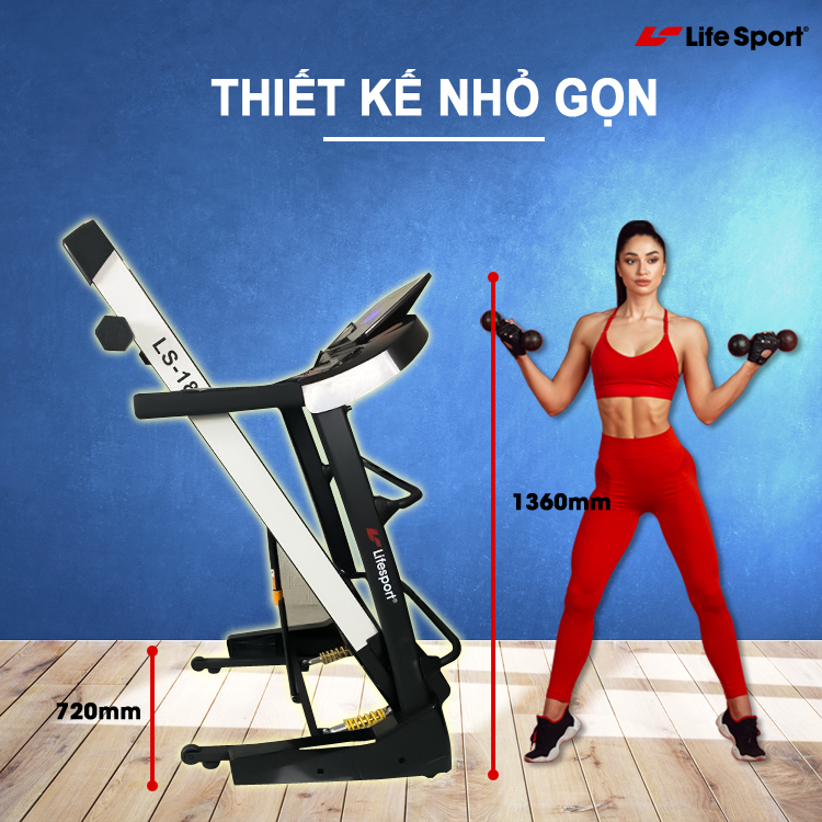 may chay bo lifesport ls 1800 05