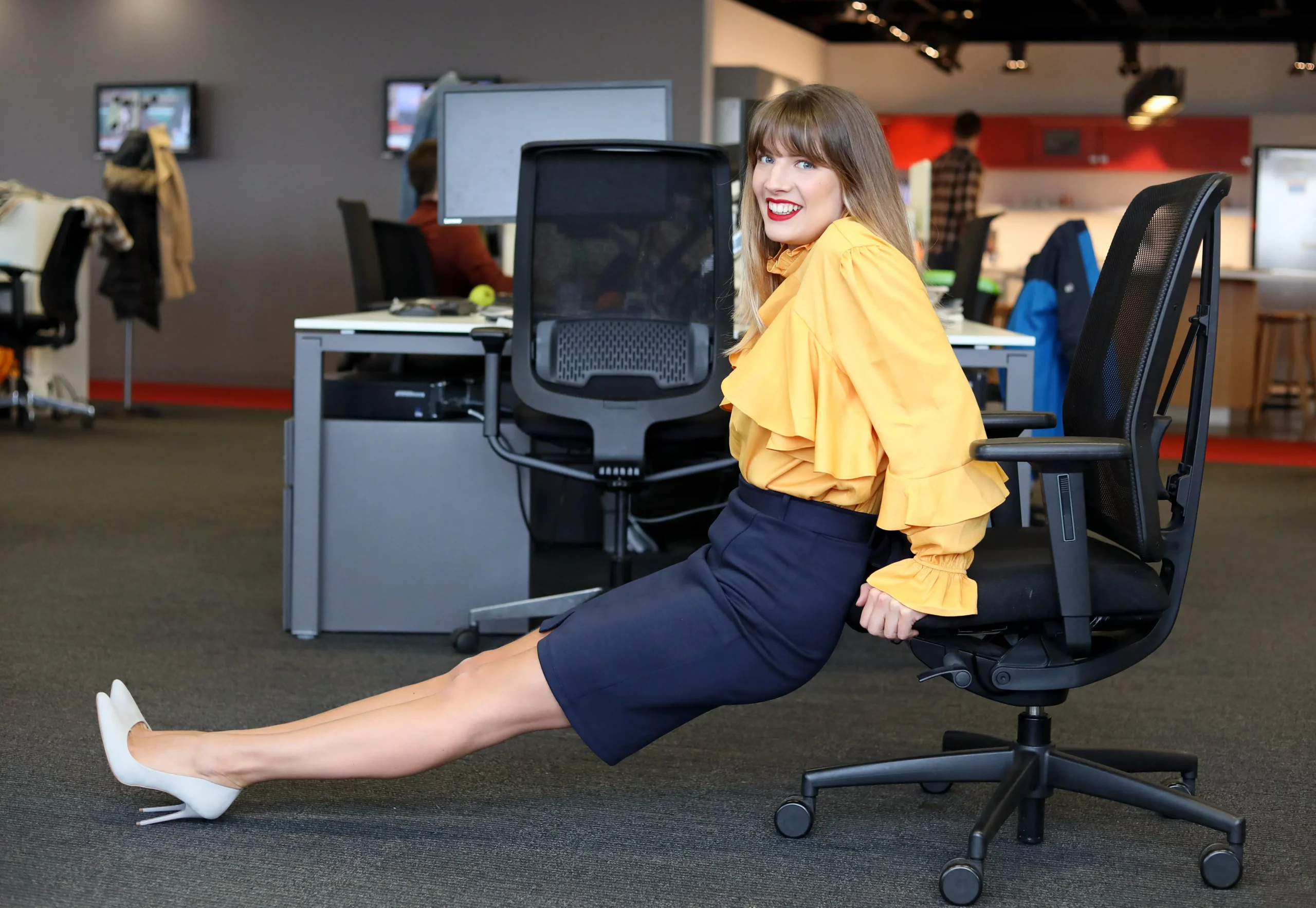 Cách đốt calo khi ngồi