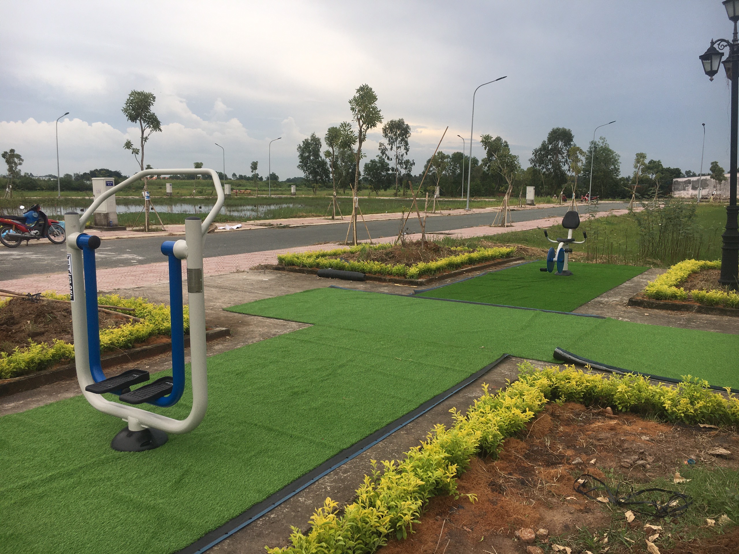 Kích thước dụng cụ thể dục công viên ngoài trời