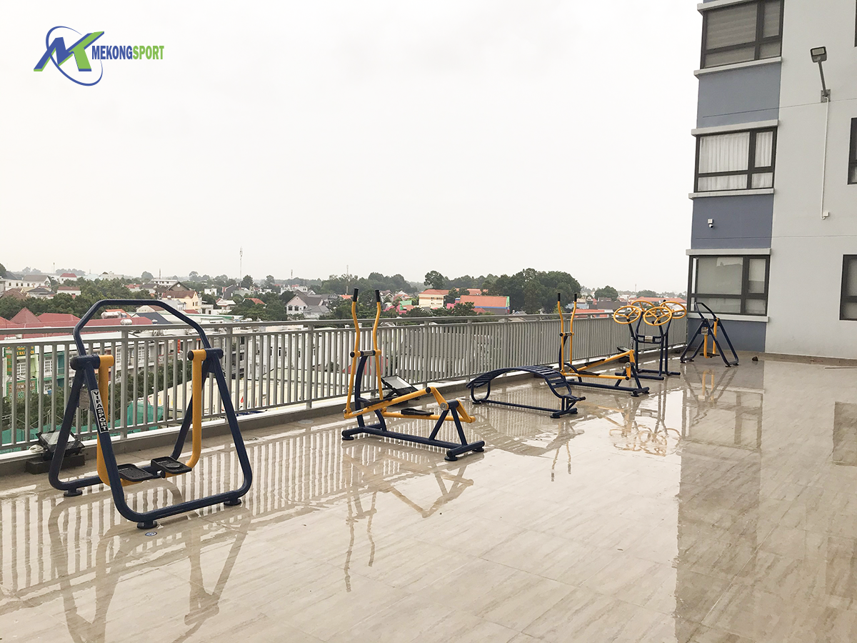 Các dụng cụ thể thao ngoài trời thiết kế riêng cho chung cư