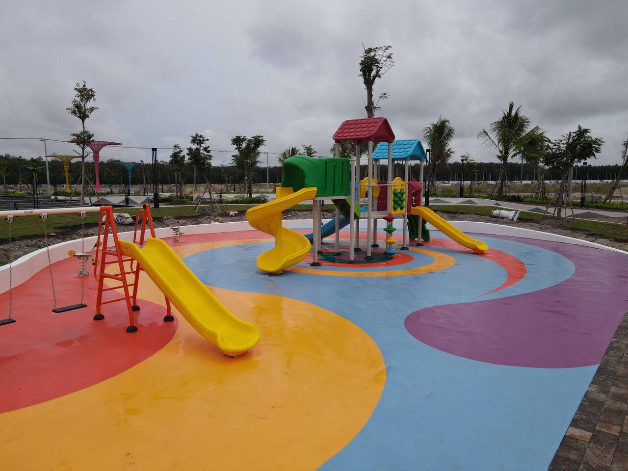 đồ chơi mầm non ngoài trời gồm những loại nào