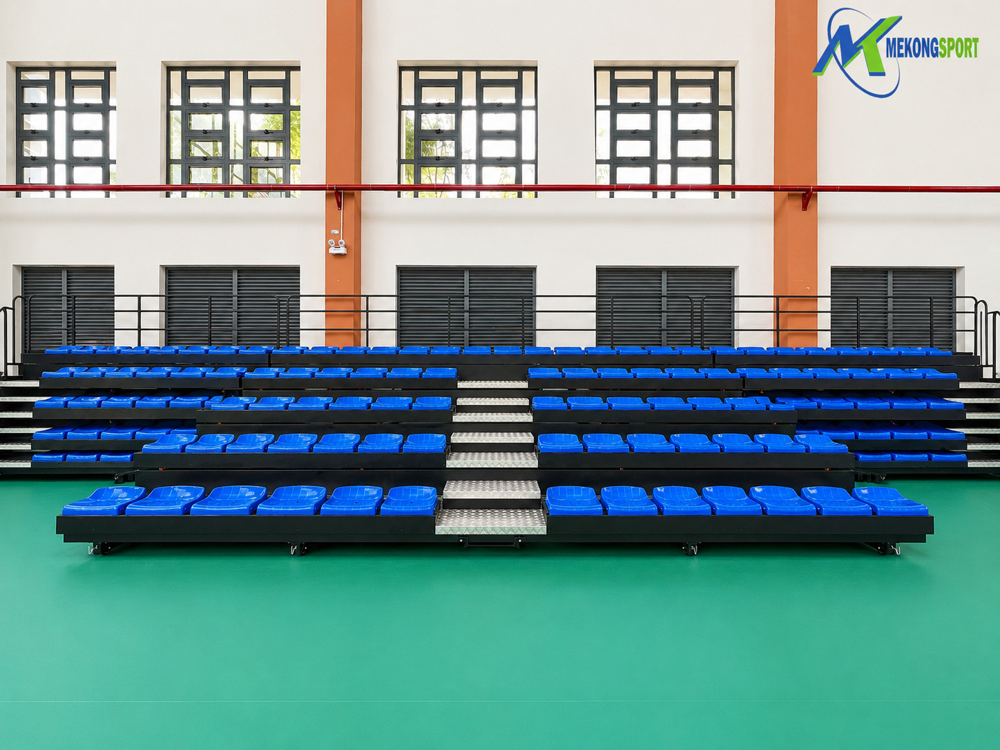 Khán đài xếp.mekongsport Khan dai